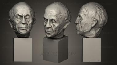 Busts and heads antique and historical (BUSTA_0126) 3D model for CNC machine